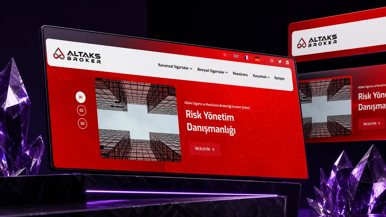 Altaks Broker iç sayfa görünümü