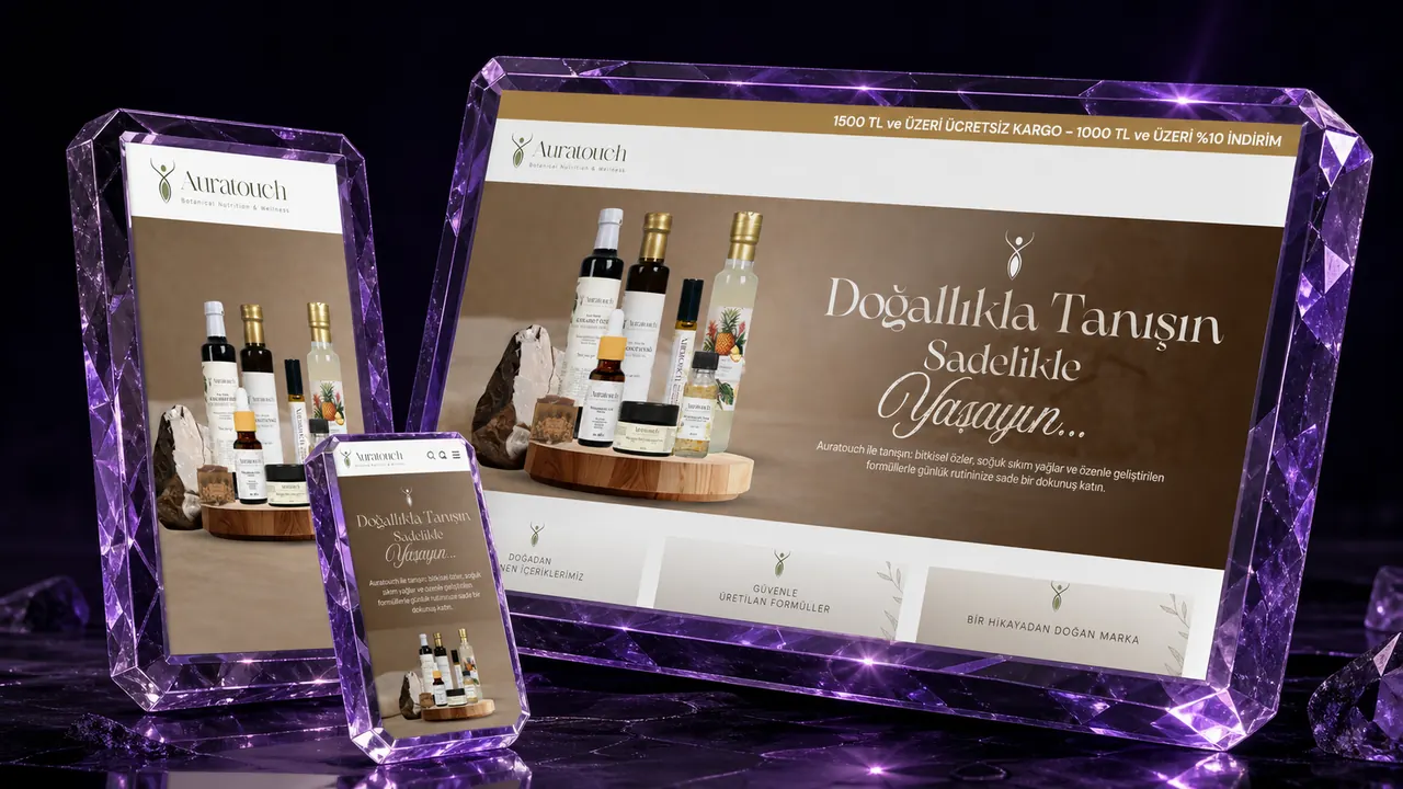 Aura Touch iç sayfa görünümü