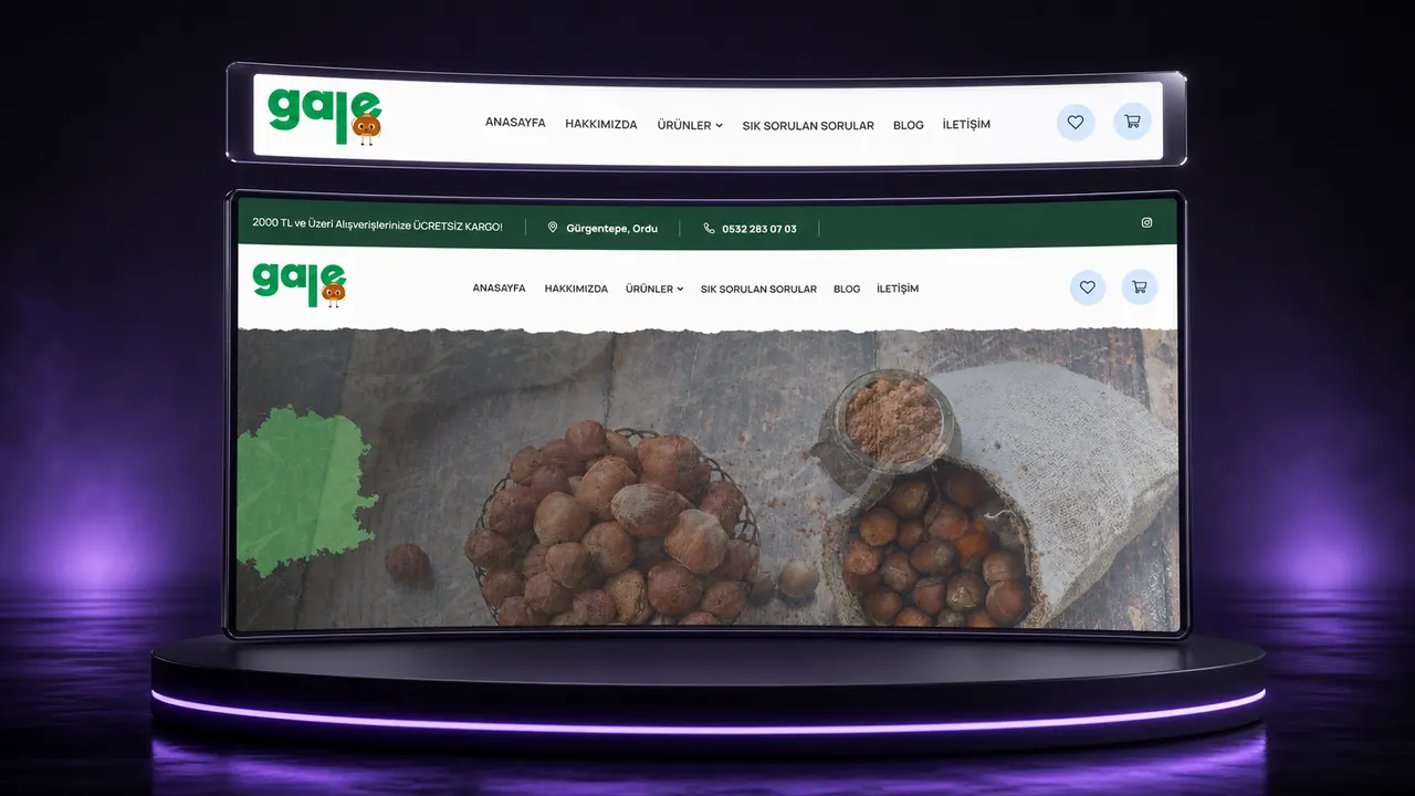 Baykara Fındık web sitesi