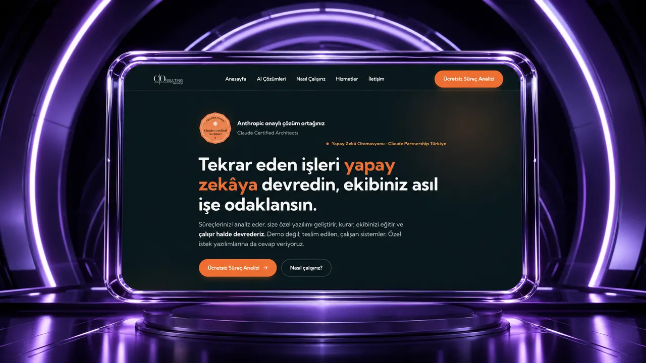Consulting Partners web sitesi