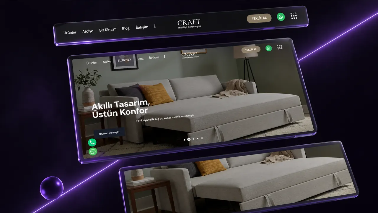 Craft Mobilya Dekorasyon mobil/detay görünümü