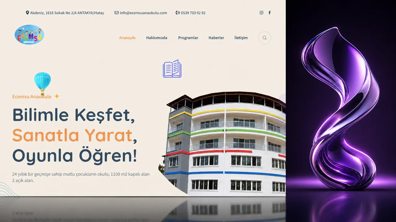 Ecemsu Anaokulu mobil/detay görünümü