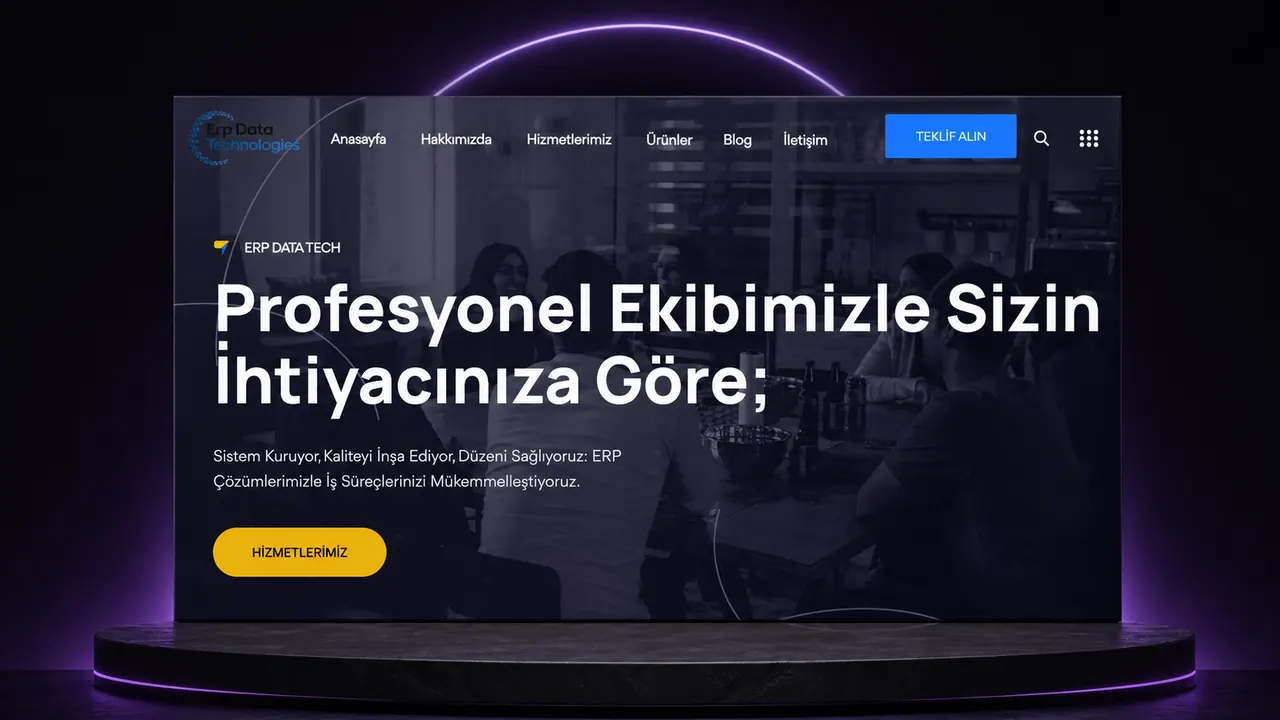 ERP Datatech web sitesi
