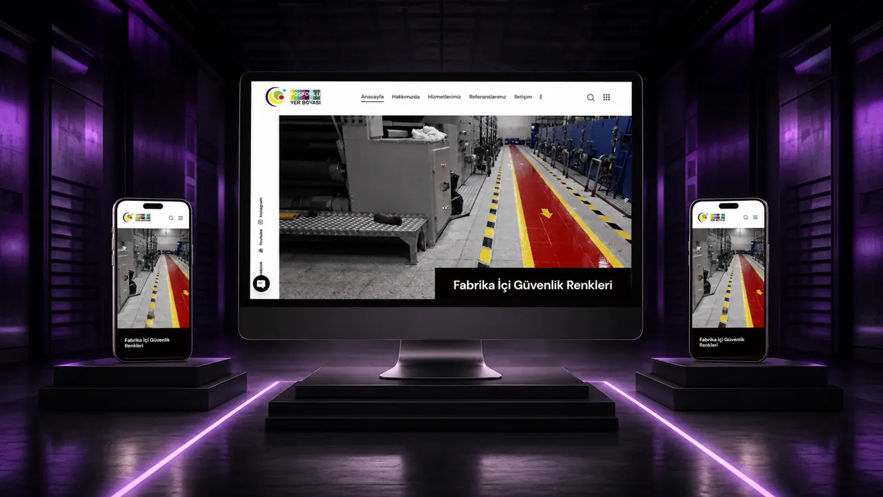 Fosforlu Yer Boyası web sitesi