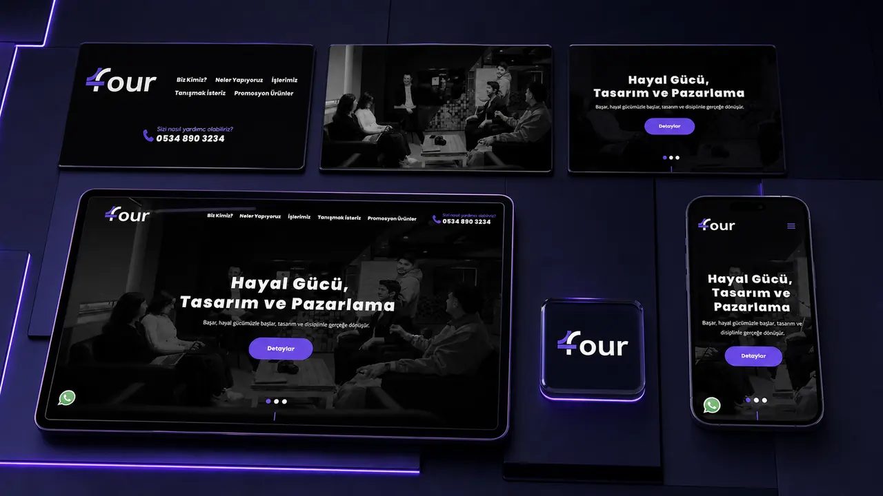 Four Creative iç sayfa görünümü
