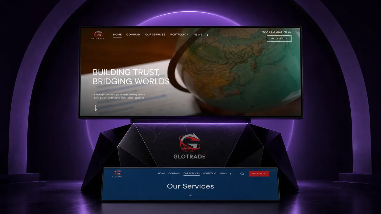 Glotrade web sitesi