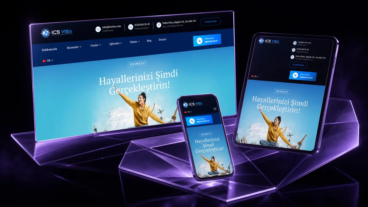 ICS Visa iç sayfa görünümü
