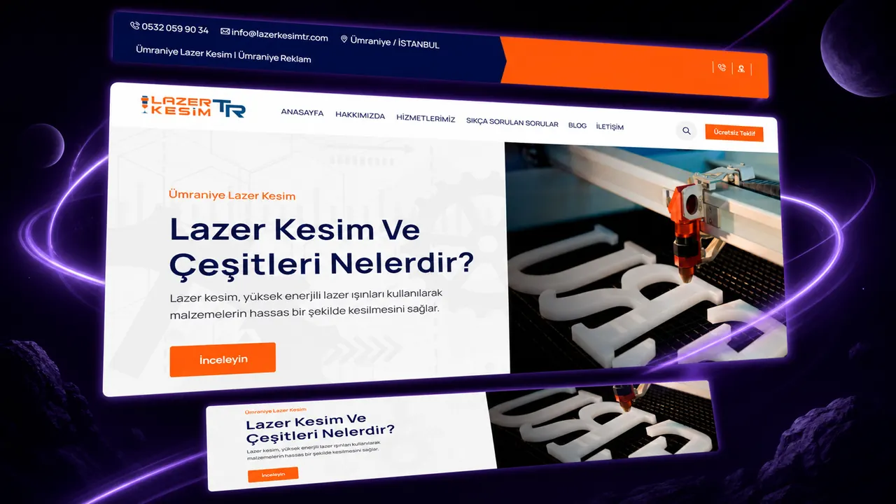 Lazer Kesim TR mobil/detay görünümü