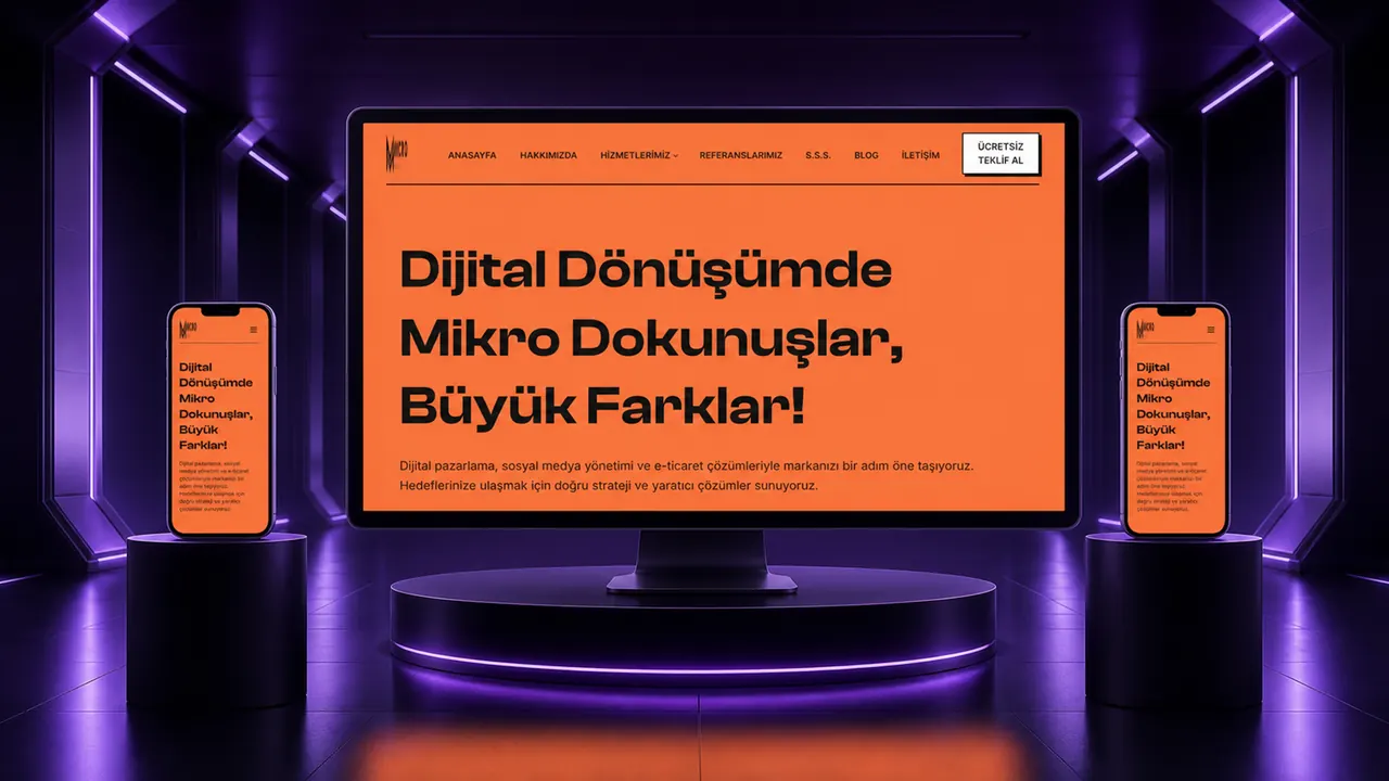 Micro Dijital web sitesi
