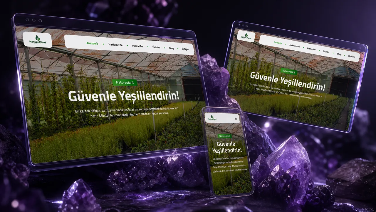 Nature Plant iç sayfa görünümü