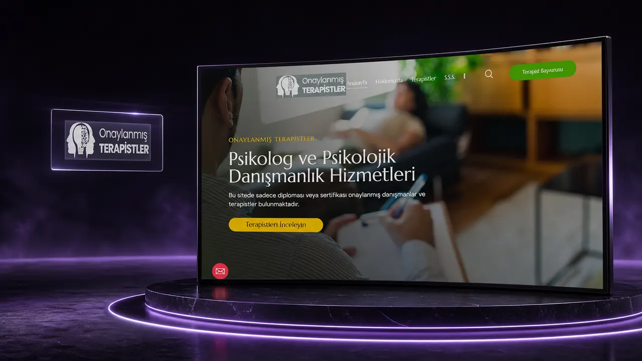 Onaylanmış Terapistler web sitesi
