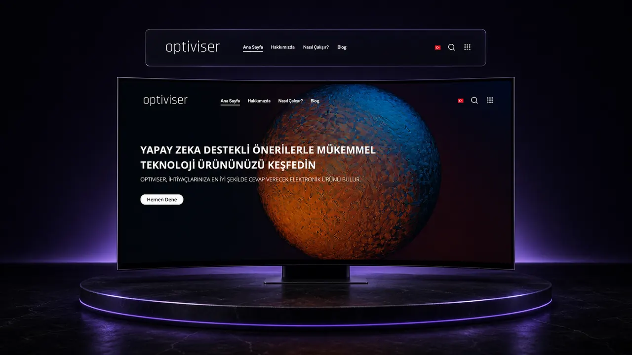 Optiviser web sitesi
