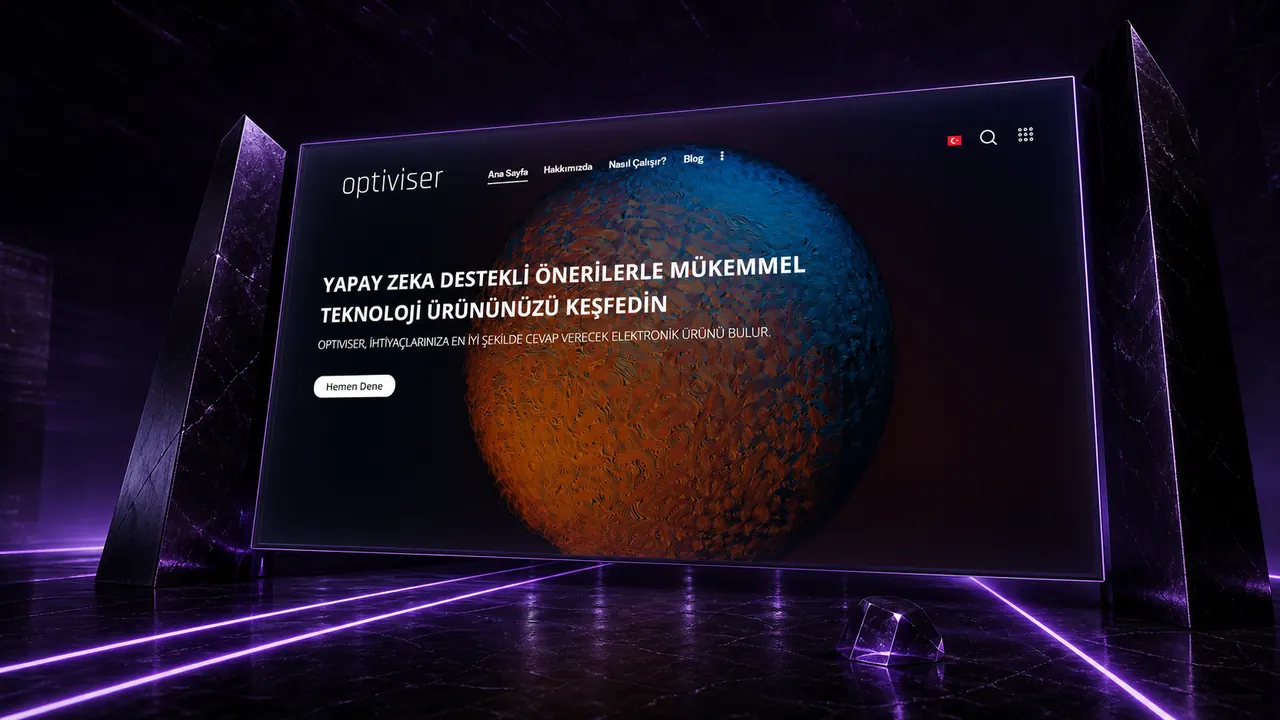 Optiviser iç sayfa görünümü