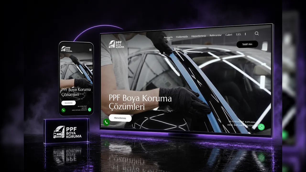 PPF Boya Koruma web sitesi