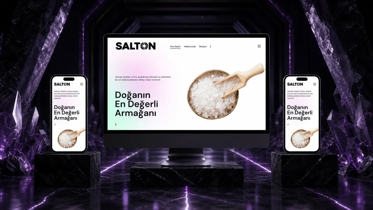 Salton Salt web sitesi