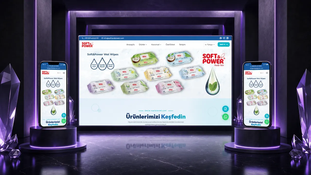 Soft & Power web sitesi