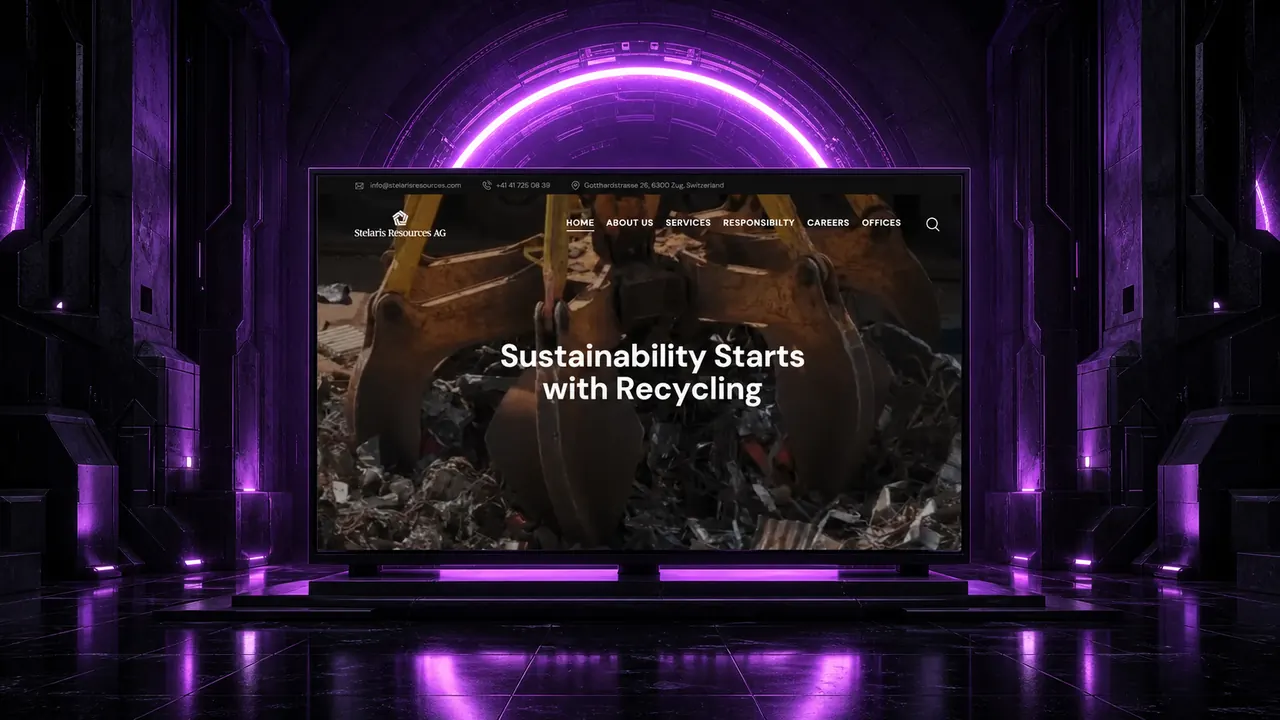 Stelaris Resources web sitesi