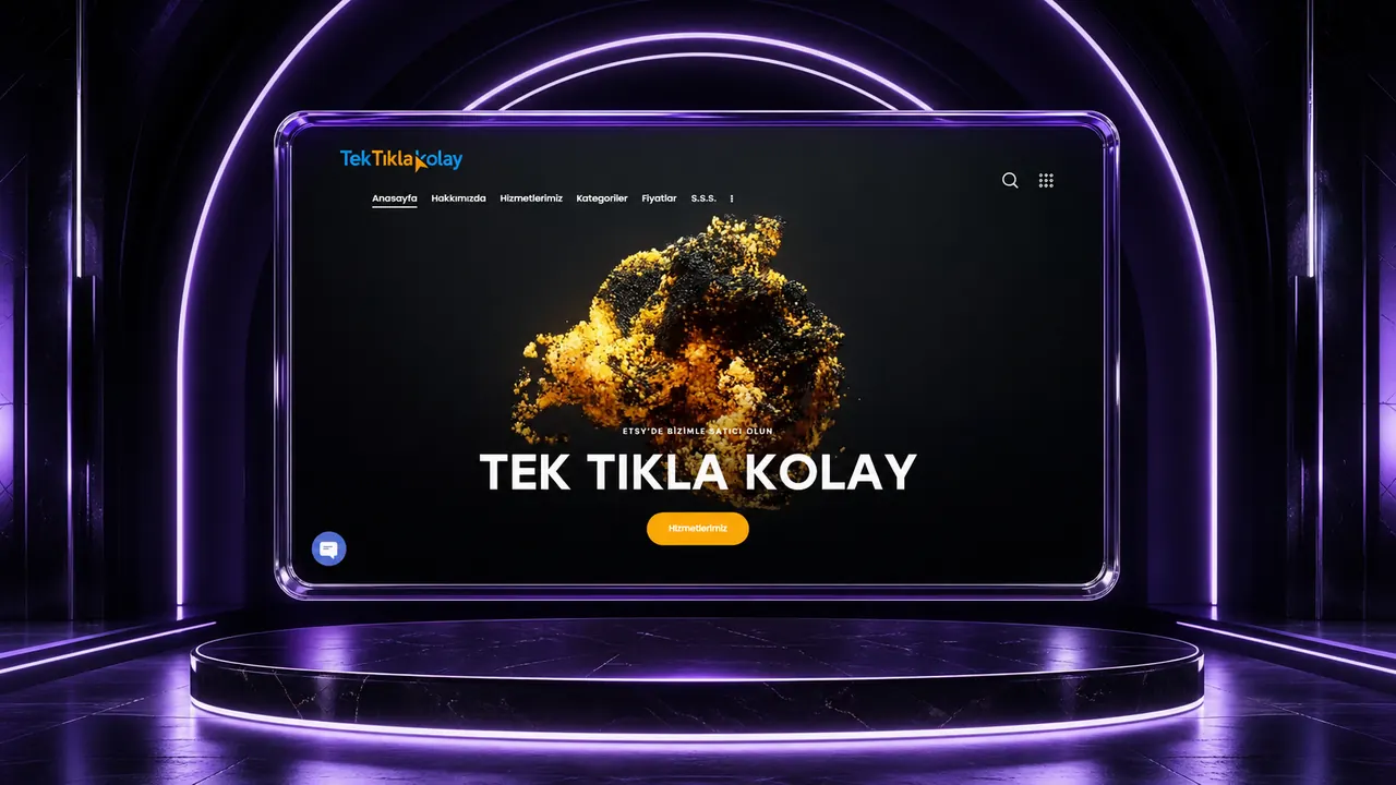 Tek Tıkla Kolay web sitesi