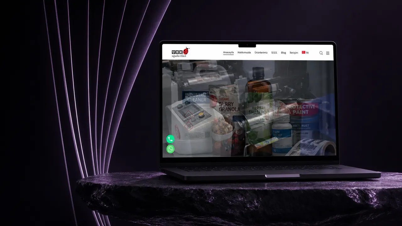 Uğurlu Etiket web sitesi