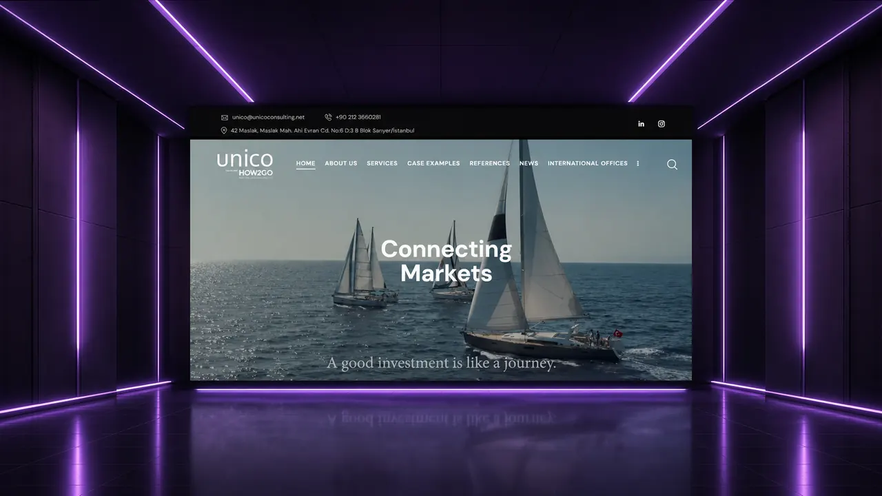 Unico Consulting web sitesi